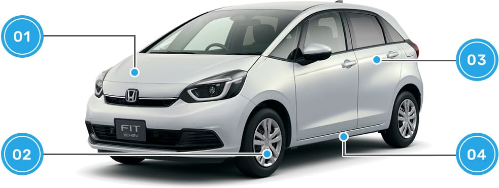 12ヶ月点検の点検箇所イメージ